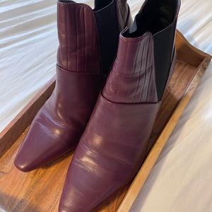 Burgundy Donald Pliner Bootie